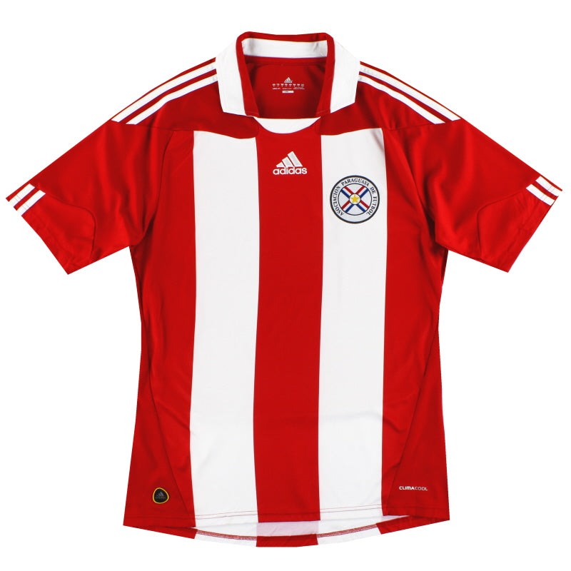 2010-11 Paraguay adidas Home Shirt M Football Shirt