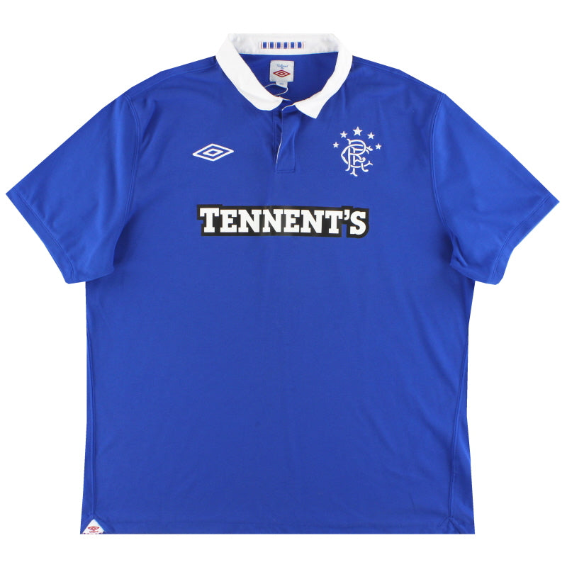 2010-11 Rangers Umbro Home Shirt XXL Football Shirt