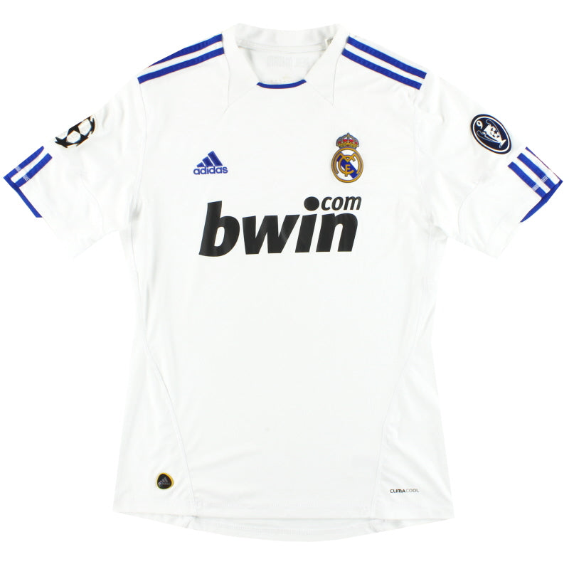 2010-11 Real Madrid adidas Home Shirt M Football Shirt
