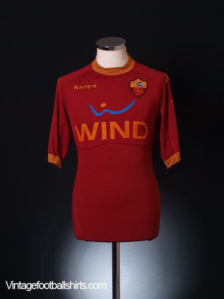 2010-11 Roma Home Shirt S Football Shirt