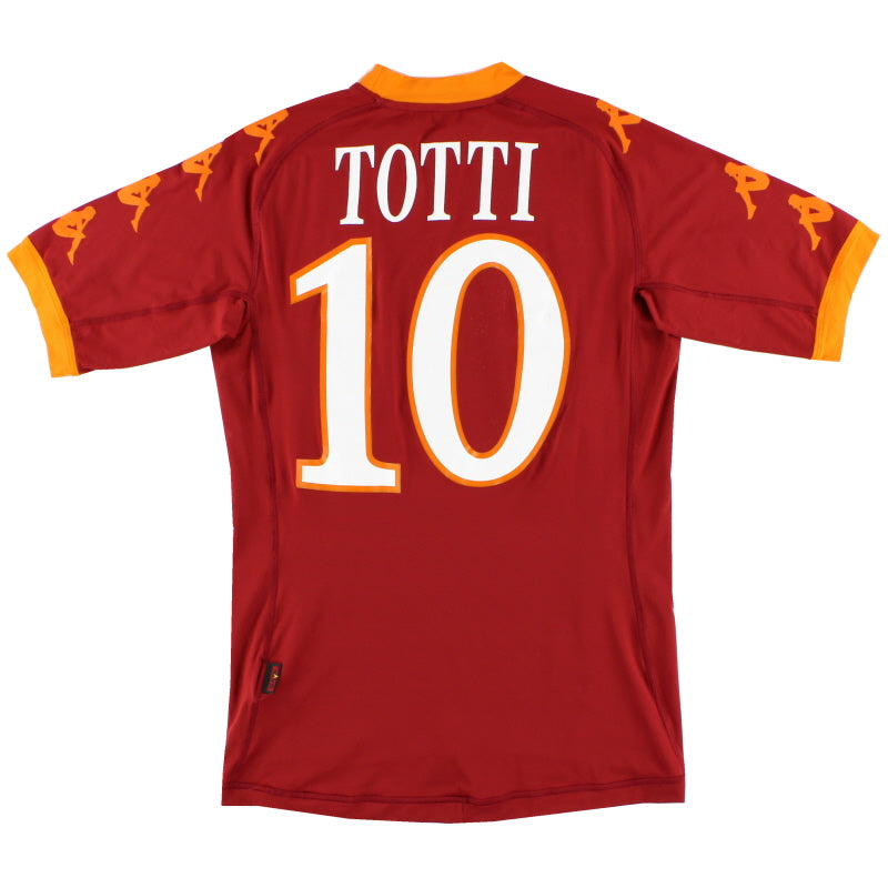 2010-11 Roma Kappa Home Shirt Totti #10 S Football Shirt