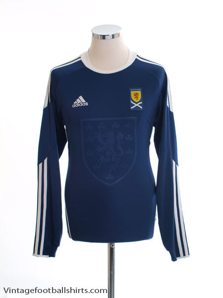 2010-11 Scotland Home Shirt L/S S Football Shirt