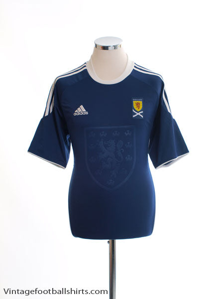 2010-11 Scotland Home Shirt *Mint* L Football Shirt
