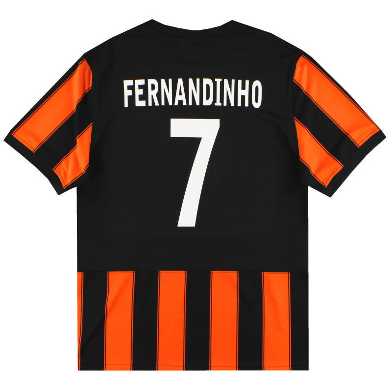 2010-11 Shakhtar Donetsk Nike Player Issue Shirt Fernandinho #7 Football Shirt