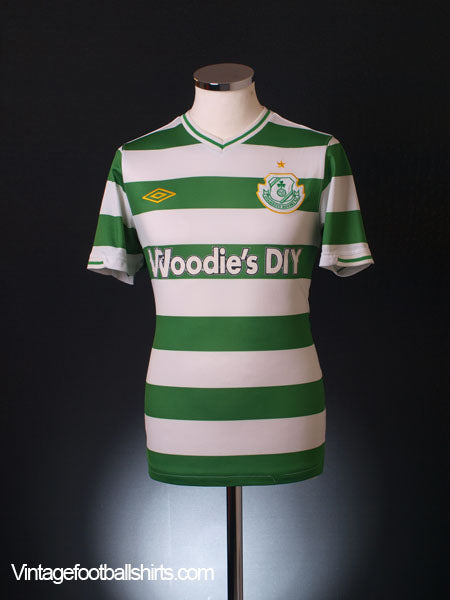 2010-11 Shamrock Rovers Home Shirt L Football Shirt