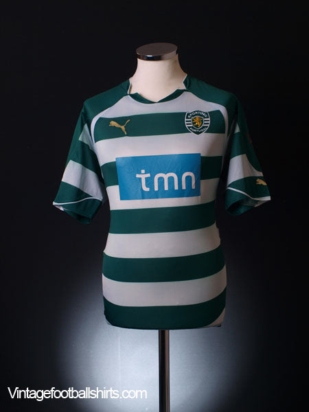 2010-11 Sporting Lisbon Home Shirt L Football Shirt