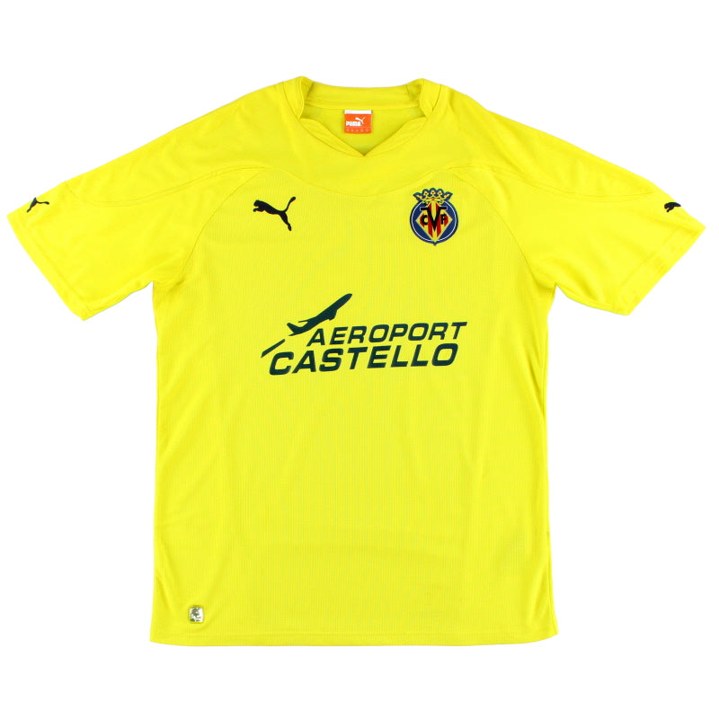 2010-11 Villarreal Home Shirt M Football Shirt