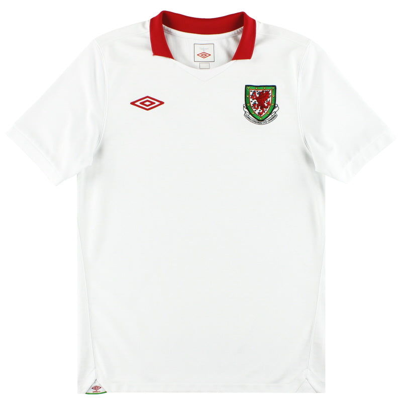2010-11 Wales Umbro Away Shirt L.Boys Football Shirt