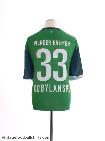 2010-11 Werder Bremen Home Shirt Kobylanski #33 XXL Football Shirt