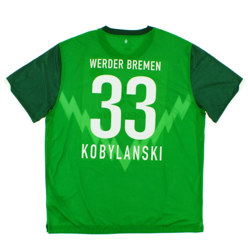 2010-11 Werder Bremen Home Shirt Kobylanski #33 XXL Football Shirt