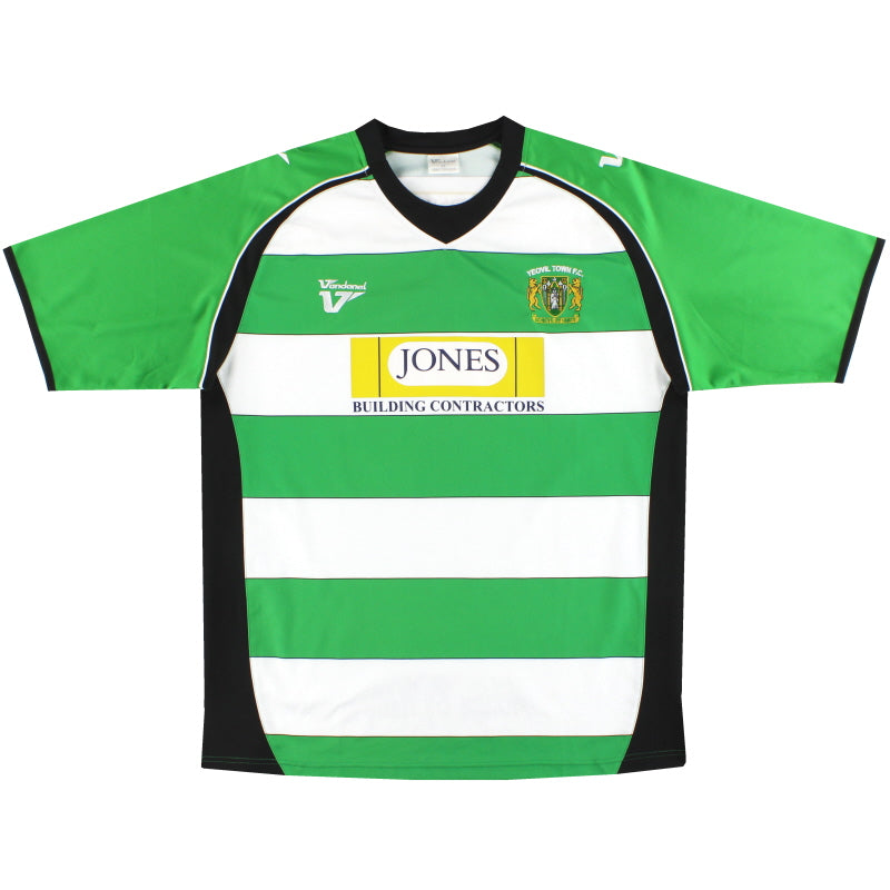 2010-11 Yeovil Town Vandanel Home Shirt XL Football Shirt