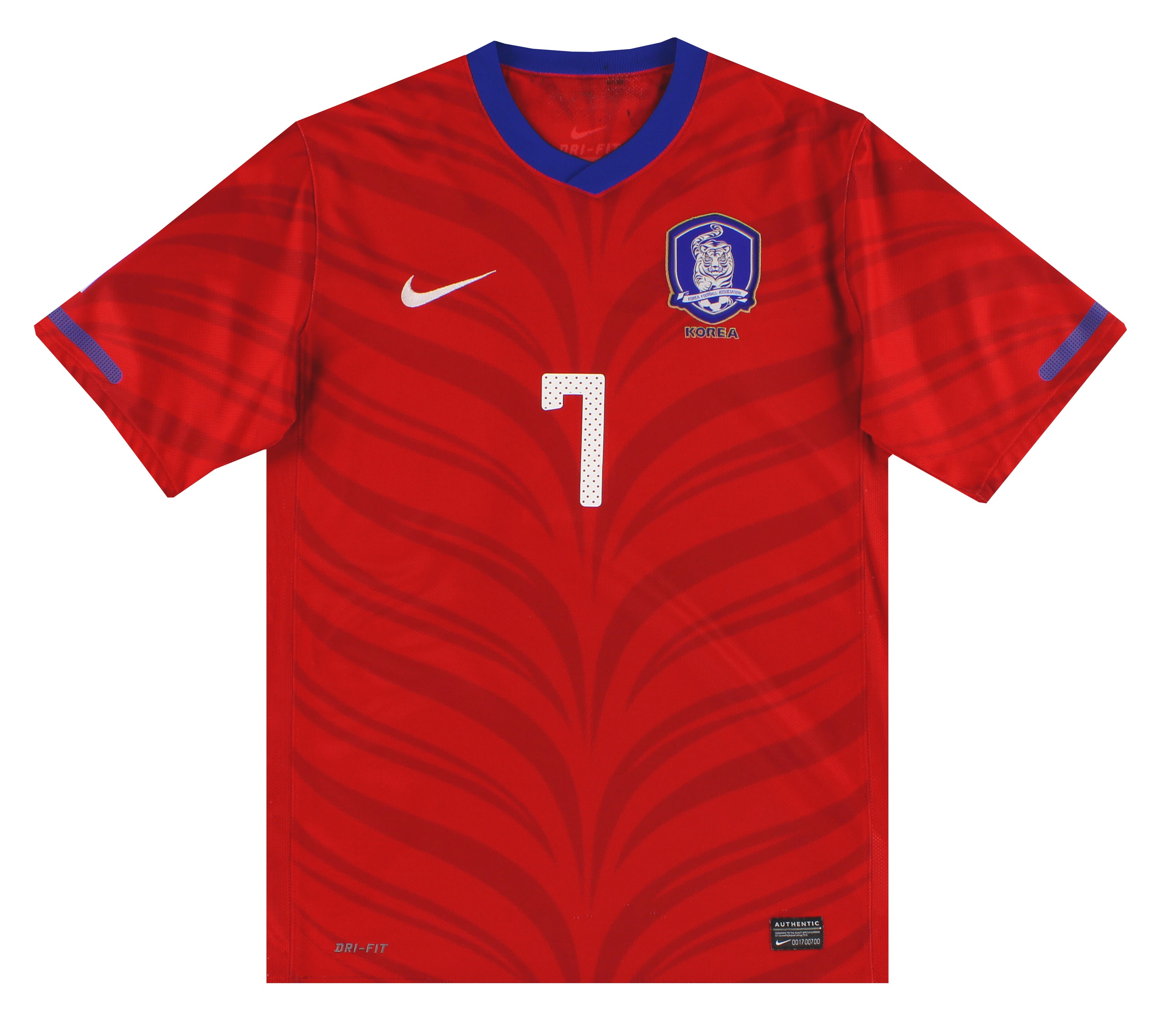 2010-11 South Korea Nike Home Shirt Jisung #7 M