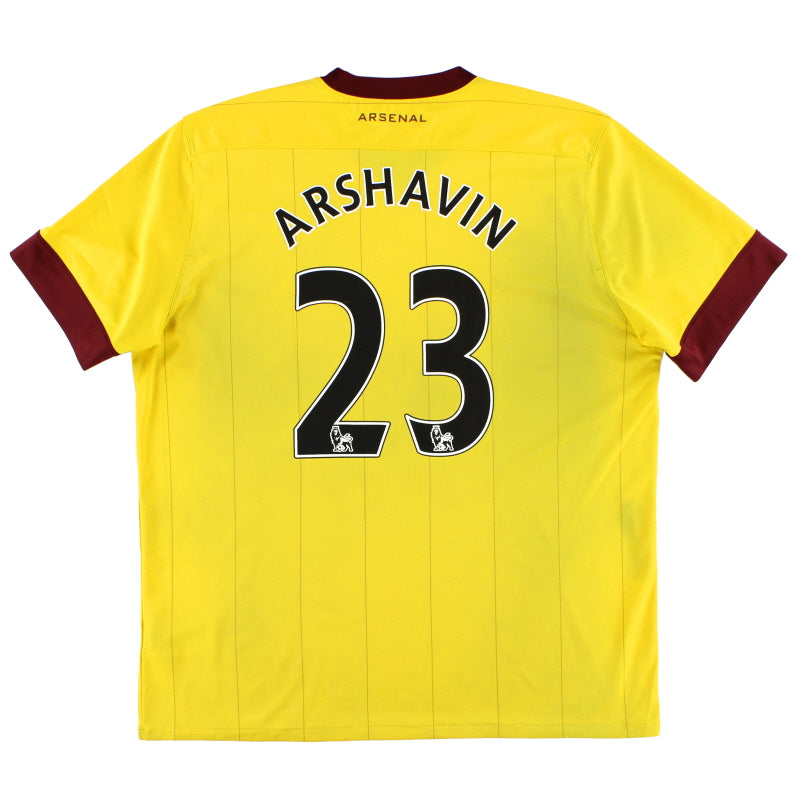2010-12 Arsenal Away Shirt Arshavin #23 XL Football Shirt