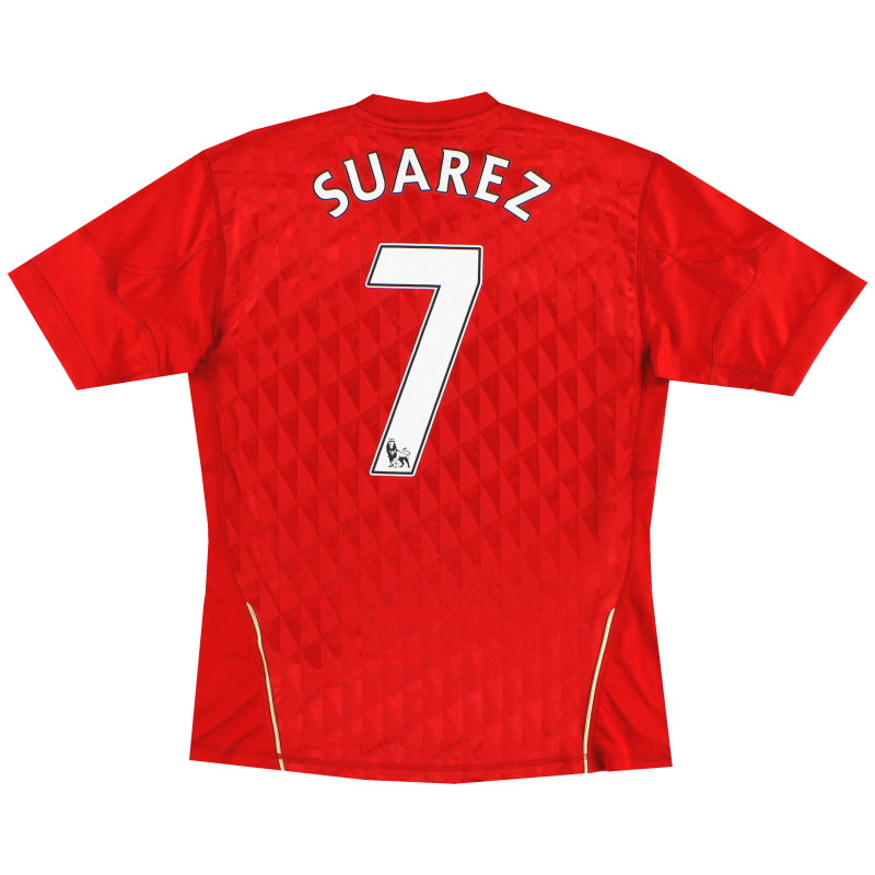 2010-12 Liverpool adidas Womens Home Shirt Suarez #7 M Football Shirt