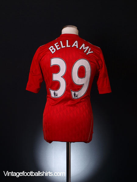 2010-12 Liverpool Home Shirt Bellamy #39 S Football Shirt