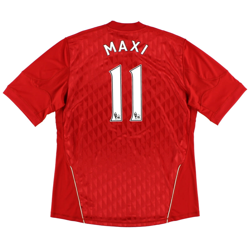 2010-12 Liverpool Home Shirt Maxi #11 XL Football Shirt