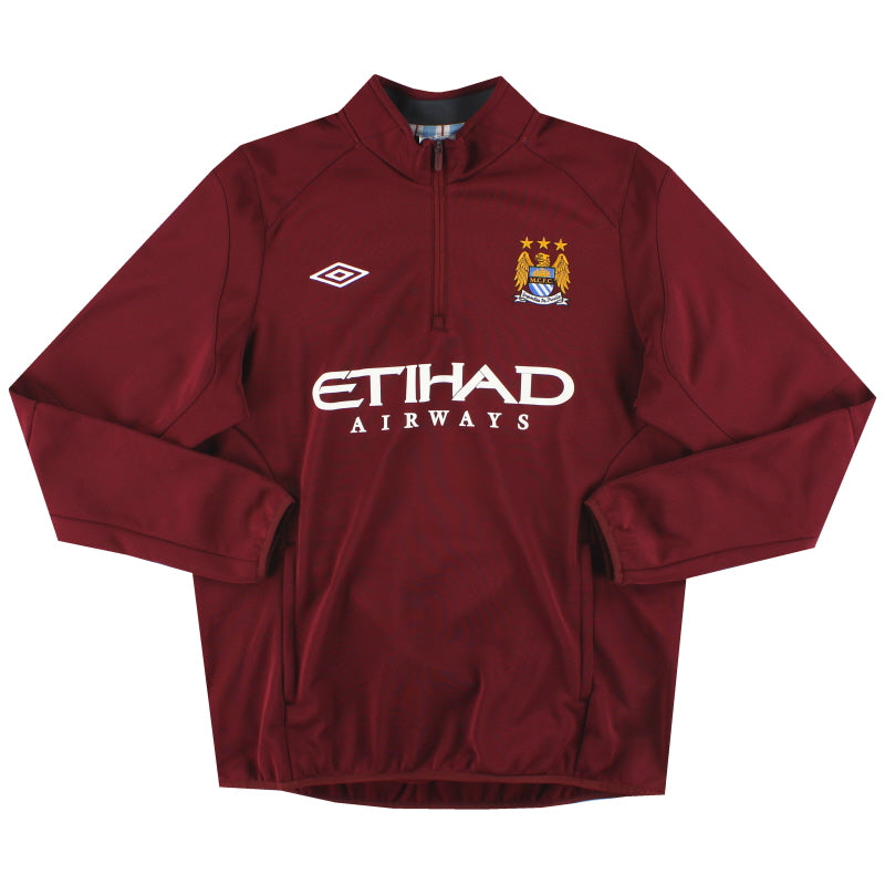 2010-12 Manchester City Umbro 1/4 Zip Training Top XL Football Shirt