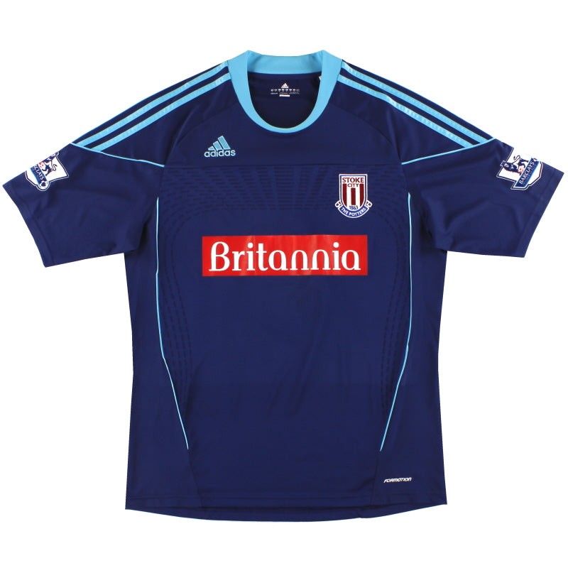 2010-12 Stoke City adidas 'Formotion' Away Shirt XXL Football Shirt