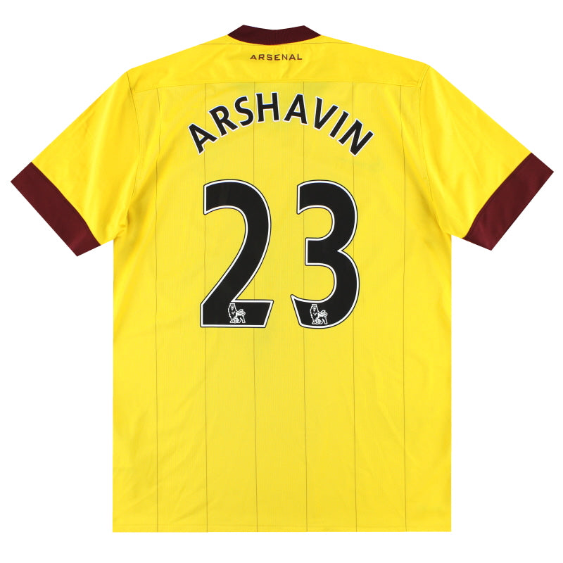 2010-13 Arsenal Nike Away Shirt Arshavin #23 L Football Shirt