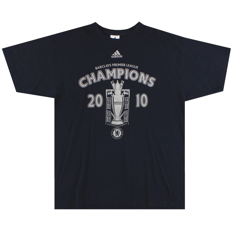 2010 Chelsea adidas Premier League Champions Tee XL T-Shirt