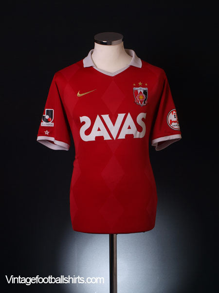 2010 Urawa Red Diamonds Home Shirt L Football Shirt