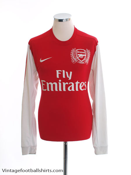 2011-12 Arsenal '125th Anniversary' Home Shirt L/S M Football Shirt