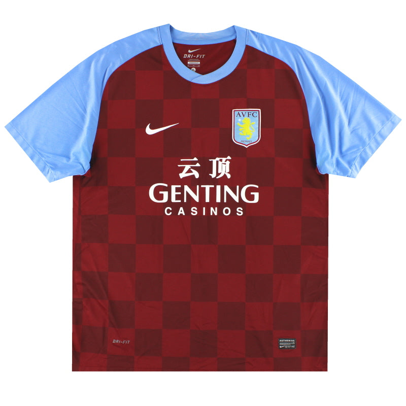 2011-12 Aston Villa Nike Home Shirt XL Football Shirt