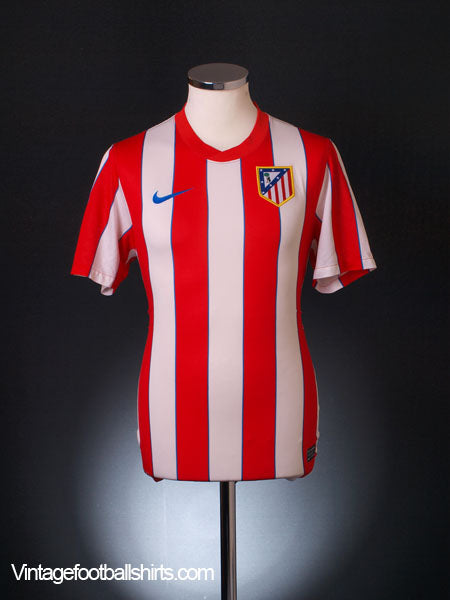 2011-12 Atletico Madrid Home Shirt S Football Shirt