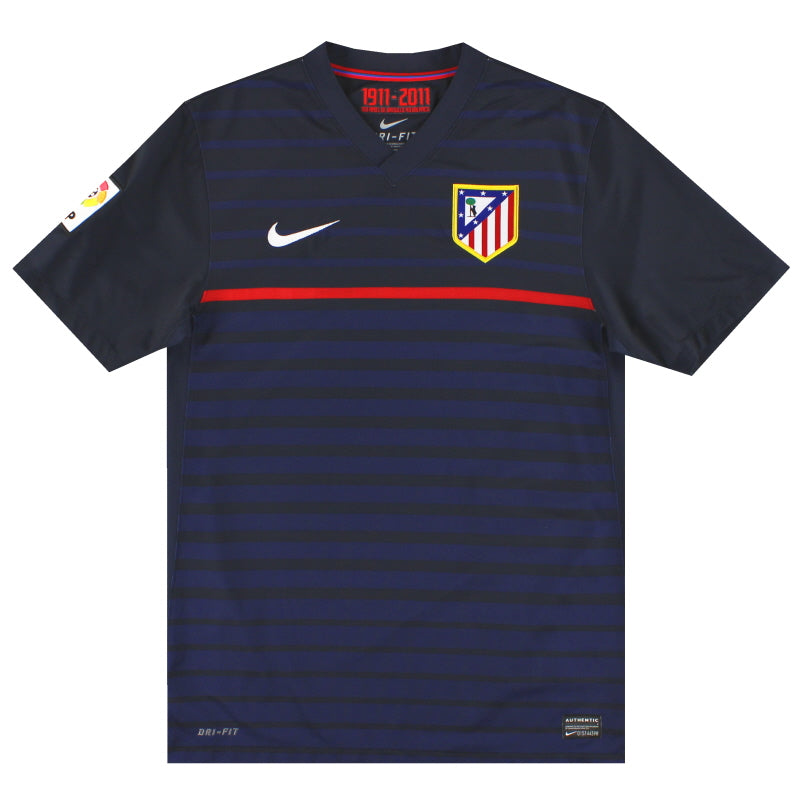 2011-12 Atletico Madrid Nike Away Shirt *Mint* S Football Shirt