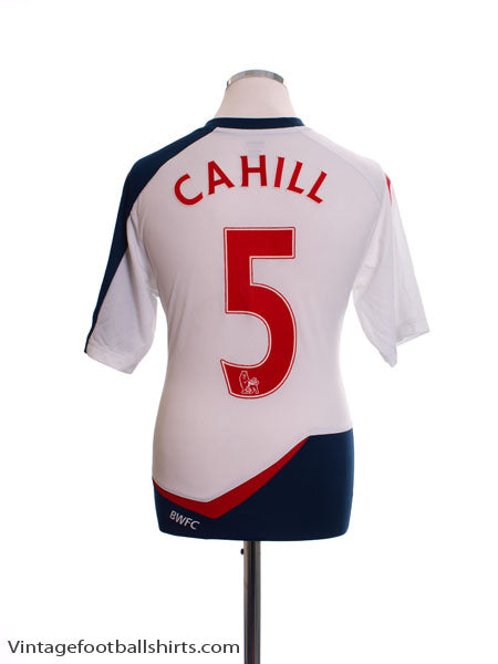 2011-12 Bolton Home Shirt Cahill #5 M Football Shirt