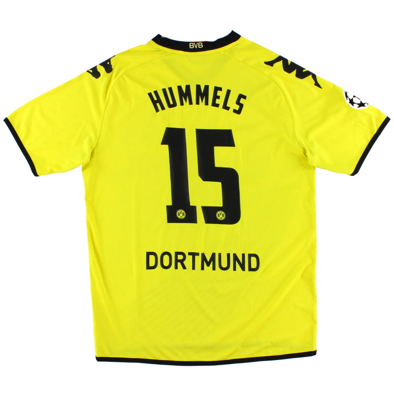 2011-12 Borussia Dortmund CL Home Shirt Hummels #15 XL Football Shirt