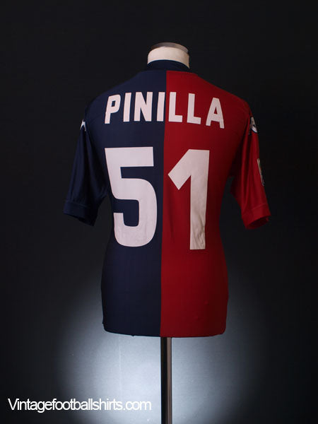 2011-12 Cagliari Home Shirt Pinilla #51 M Football Shirt