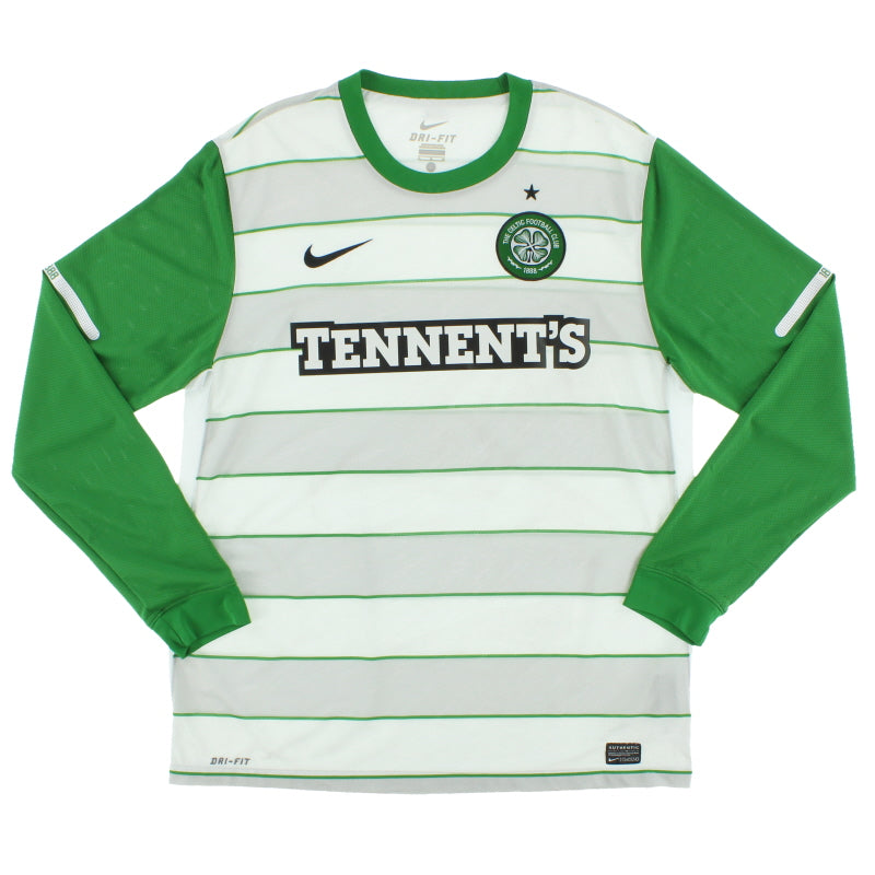 2011-12 Celtic Away Shirt L/S S Football Shirt