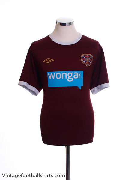 2011-12 Hearts Home Shirt L Football Shirt
