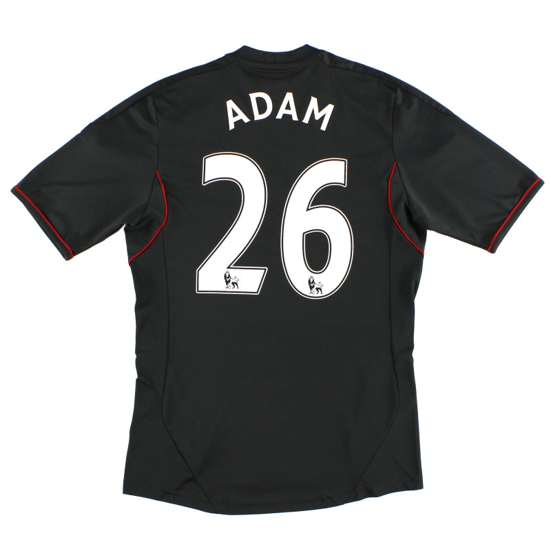 2011-12 Liverpool Away Shirt Adam #26 S Football Shirt