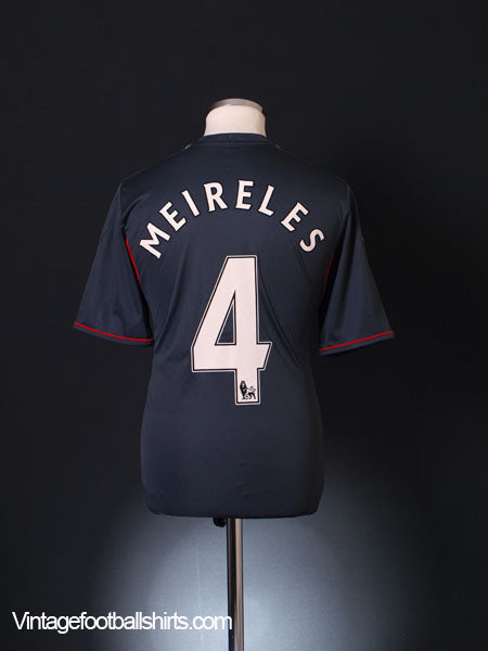 2011-12 Liverpool Away Shirt Meireles #4 M Football Shirt