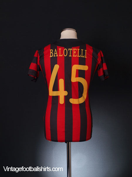 2011-12 Manchester City CL Away Shirt Balotelli #45 *BNWT* 12 Football Shirt