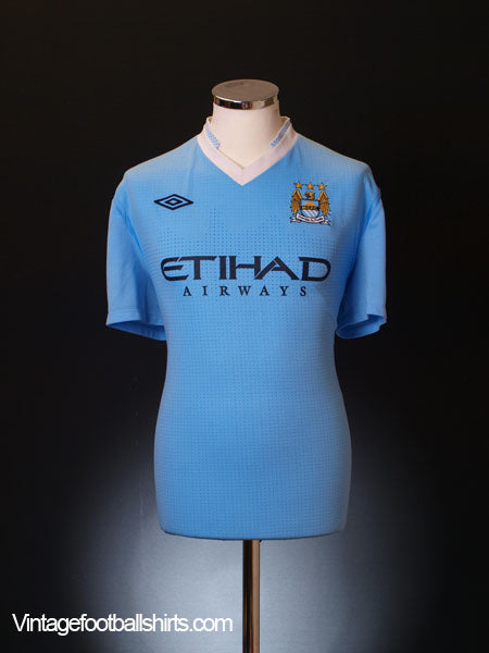 2011-12 Manchester City Home Shirt M Football Shirt