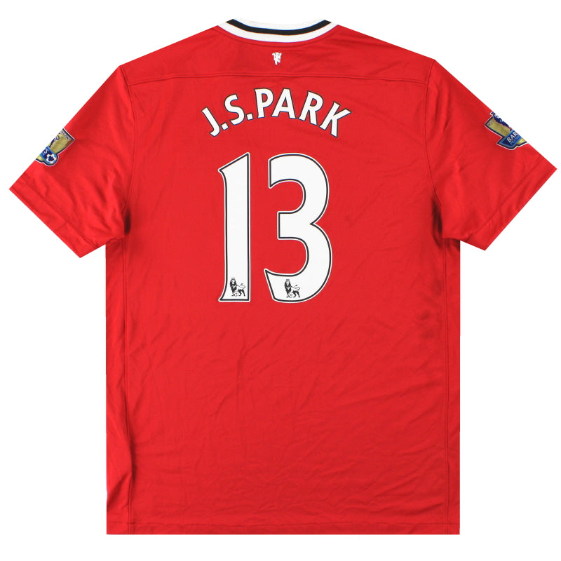 2011-12 Manchester United Nike Home Shirt J.S.Park #13 XL Football Shirt