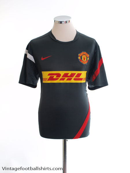 2011-12 Manchester United Nike Training Shirt *Mint* L Training Shirt