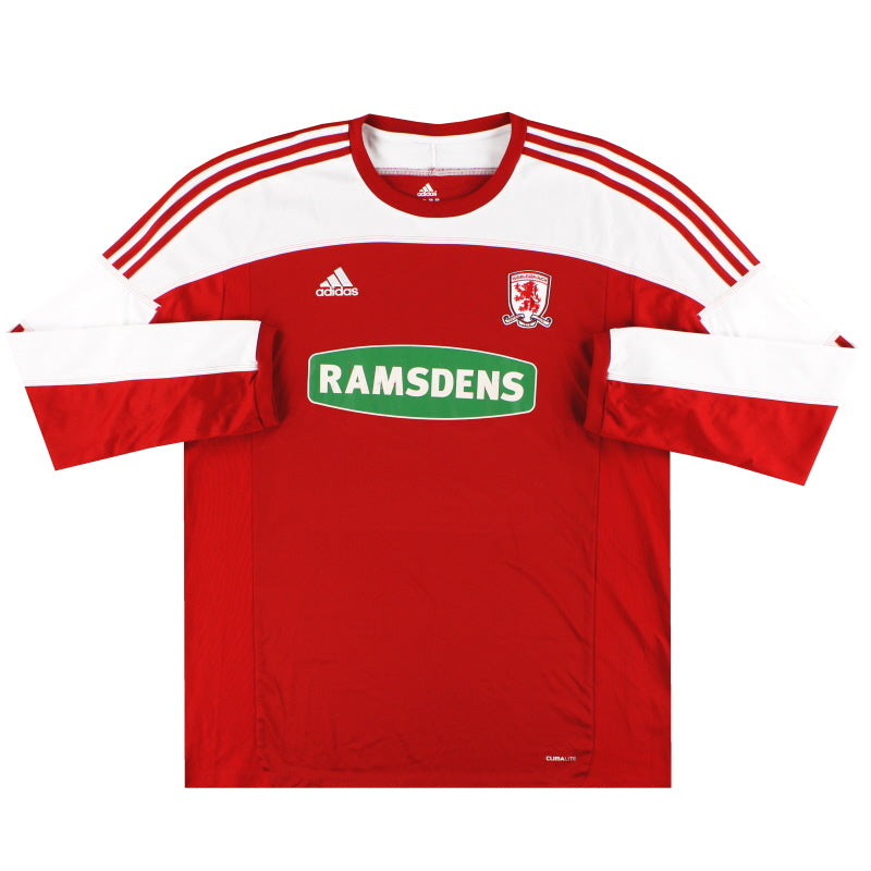 2011-12 Middlesbrough adidas Home Shirt L/S XXXL Football Shirt