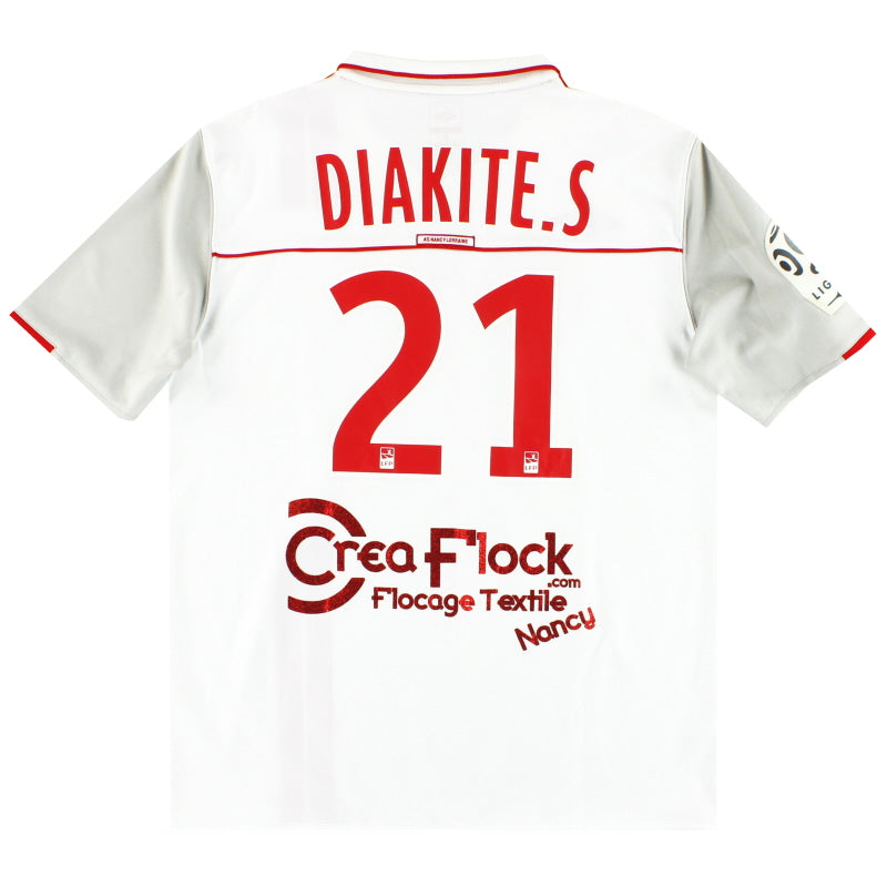 2011-12 Nancy Umbro Home Shirt Diakite.S #21 M/L Football Shirt