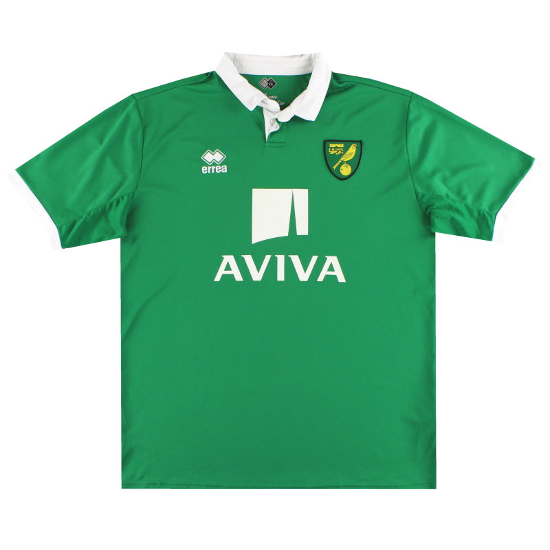 2011-12 Norwich City Errea Away Shirt 4XL Football Shirt