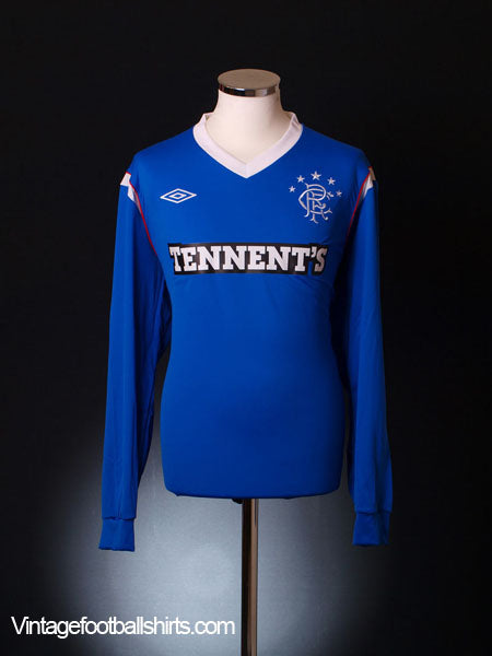 2011-12 Rangers Home Shirt *As new* L/S XL Football Shirt