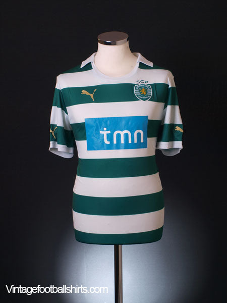 2011-12 Sporting Lisbon Home Shirt L Football Shirt
