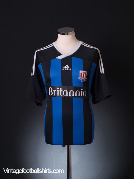 2011-12 Stoke City Away Shirt L Football Shirt