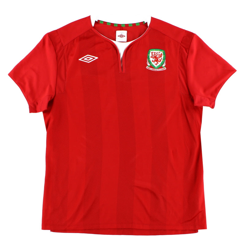 2011-12 Wales Umbro Home Shirt M Football Shirt