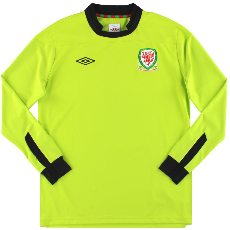 2011-12 Wales Umbro Goalkeeper Shirt M Football Shirt