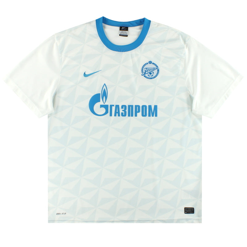2011-12 Zenit St. Petersburg Nike Basic Away Shirt *Mint* XXL Football Shirt