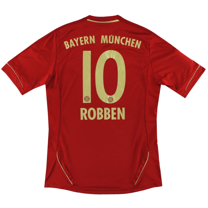 2011-13 Bayern Munich adidas Home Shirt Robben #10 M Football Shirt